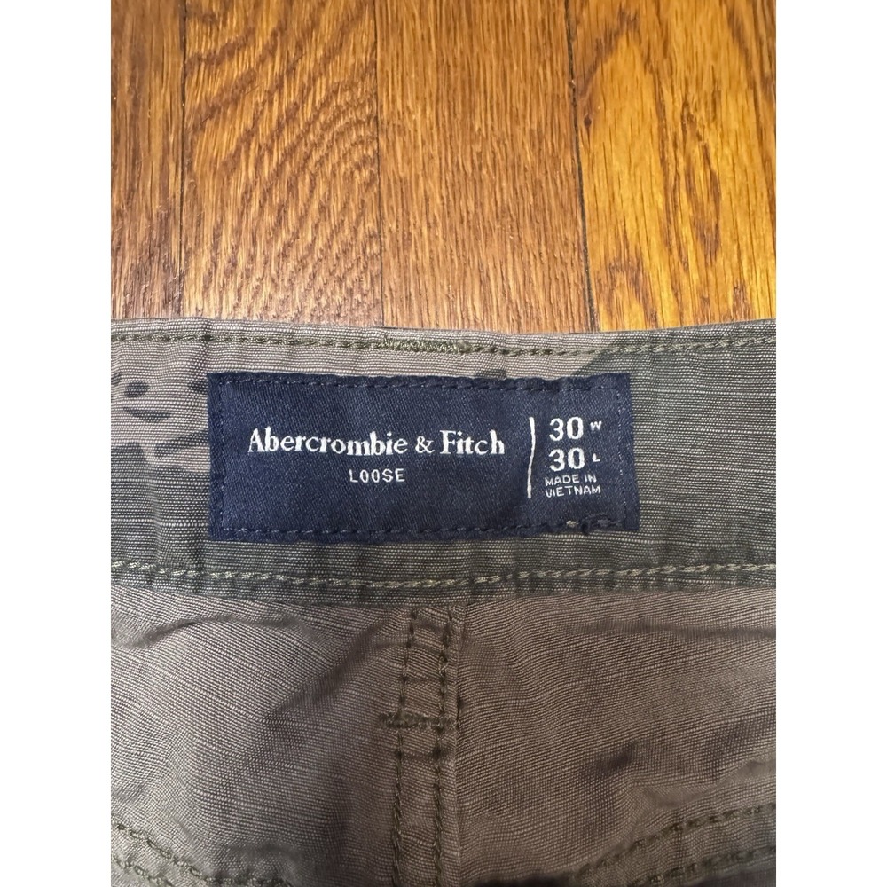 Abercrombie & Fitch Pants Mens 30x30 Camo Carpenter Utility Streetwear Military‎ - Picture 5 of 11